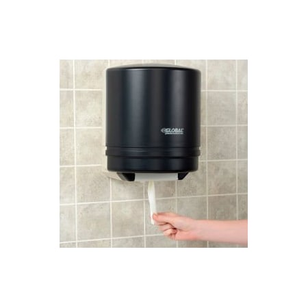 Palmer Fixture GEC 153; Center Pull Paper Towel Dispenser, Smoke Gray/Beige TD025501-016